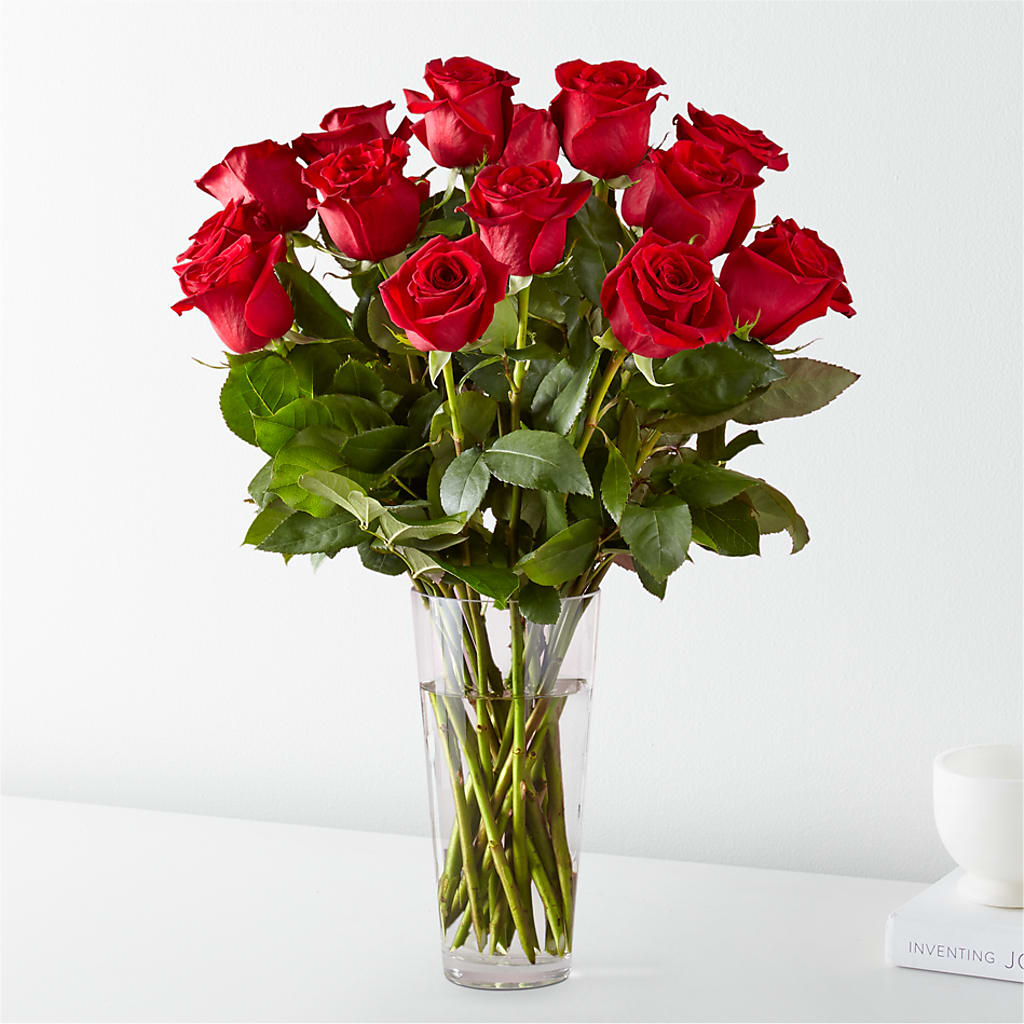 Long Stem Red Rose Bouquet – EASTON'S FLOWERS, Mount Vernon IL