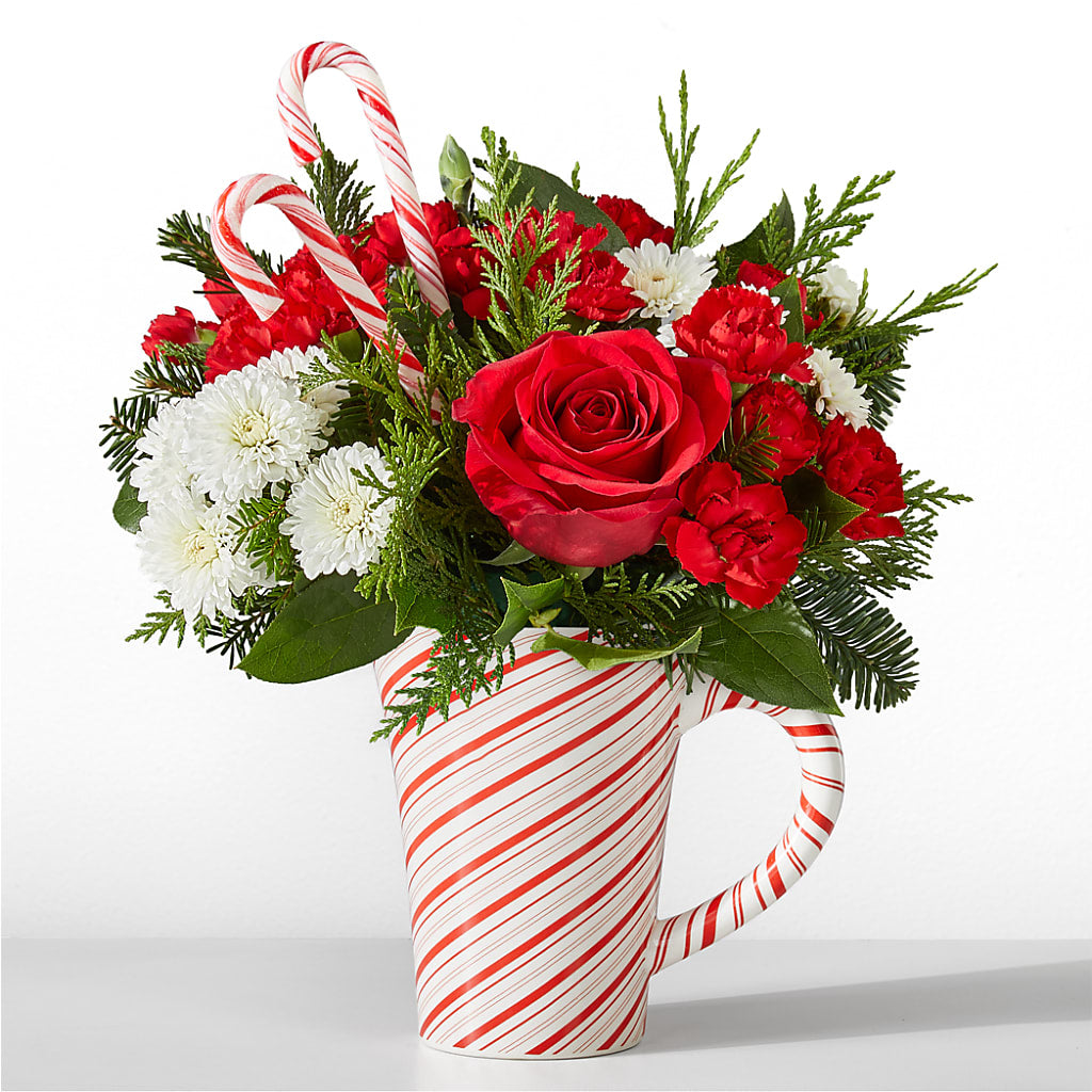 Peppermint Swirl Mug – EASTON'S FLOWERS, Mount Vernon IL