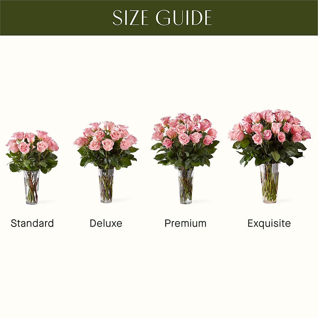 Long Stem Pink Rose Bouquet – EASTON'S FLOWERS, Mount Vernon IL