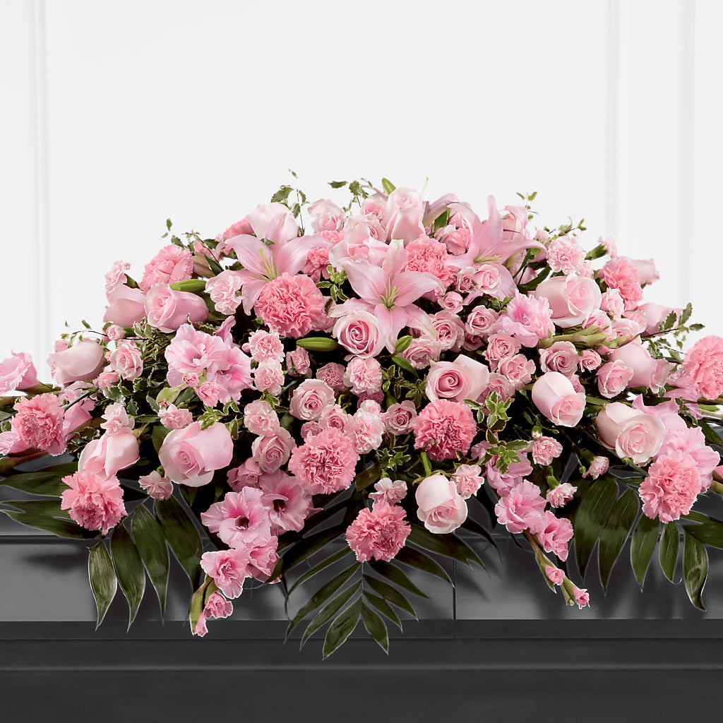Garden of Comfort Casket Spray (Standard) – EASTON'S FLOWERS, Mount Vernon IL