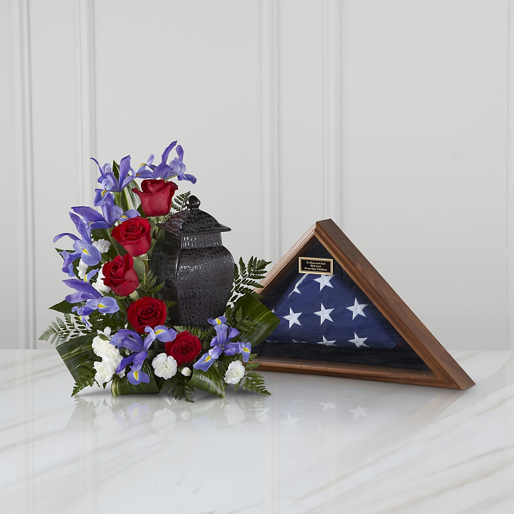 Patriotic Tribute Arrangement – EASTON'S FLOWERS, Mount Vernon IL