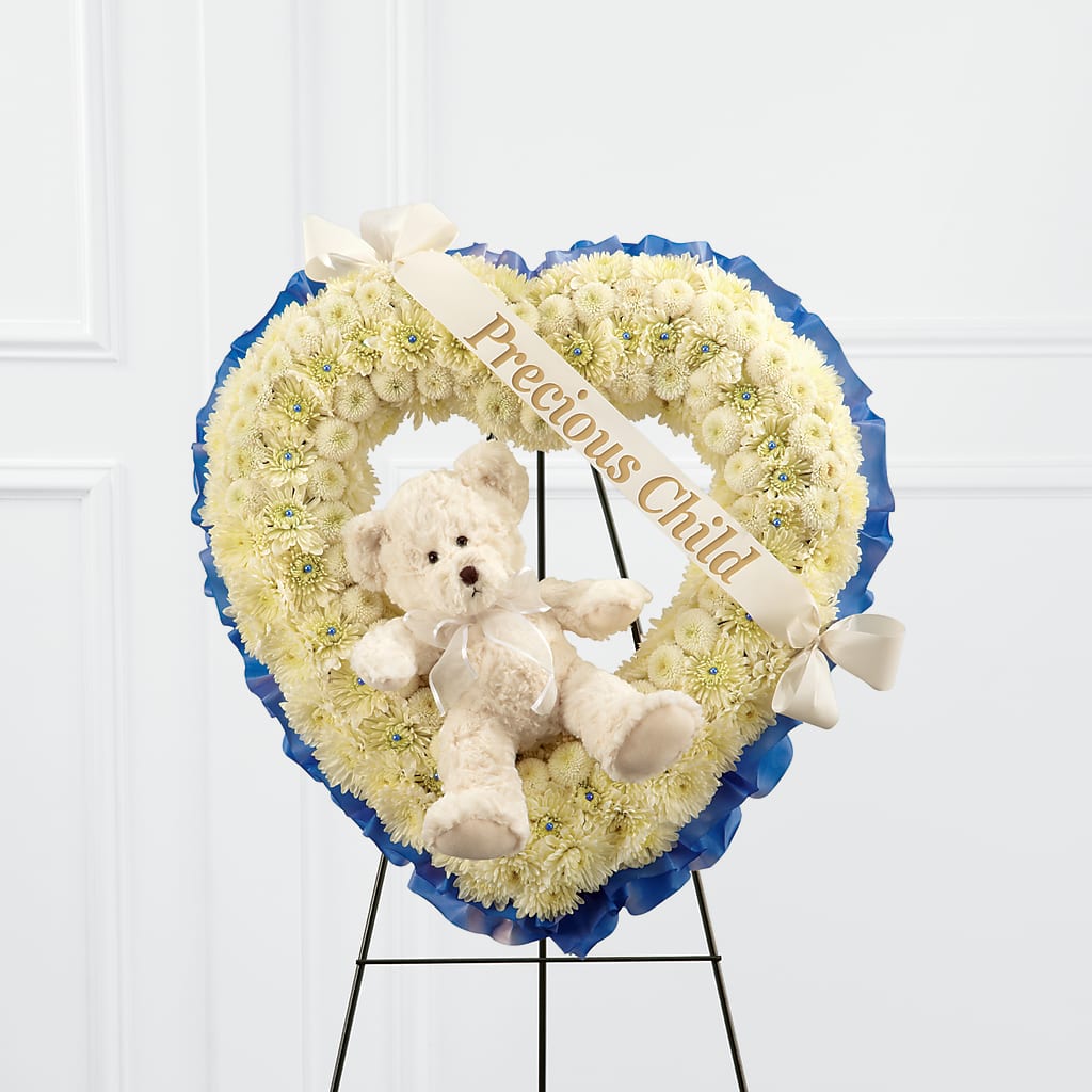 Precious Child Standing Heart – EASTON'S FLOWERS, Mount Vernon IL
