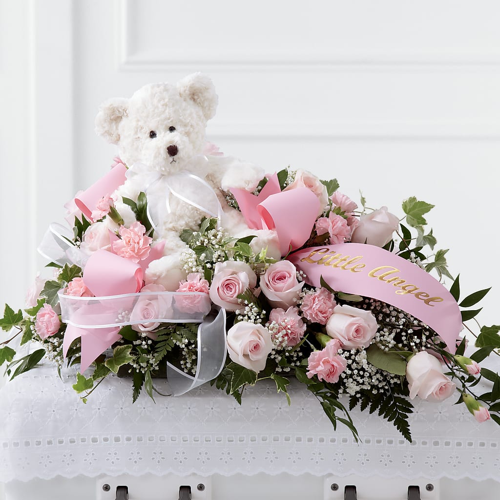 Touch of Sympathy Casket Spray – EASTON'S FLOWERS, Mount Vernon IL