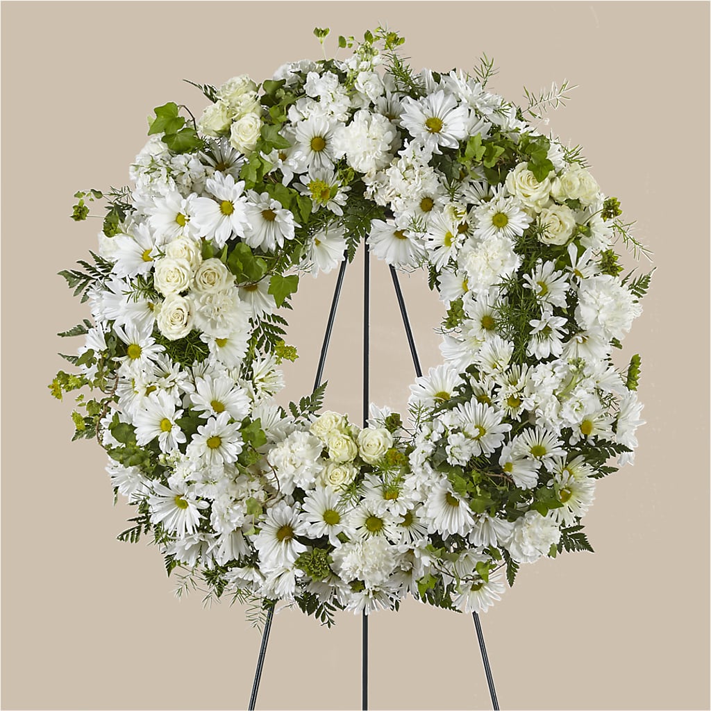 Faithful Wishes Wreath – EASTON'S FLOWERS, Mount Vernon IL