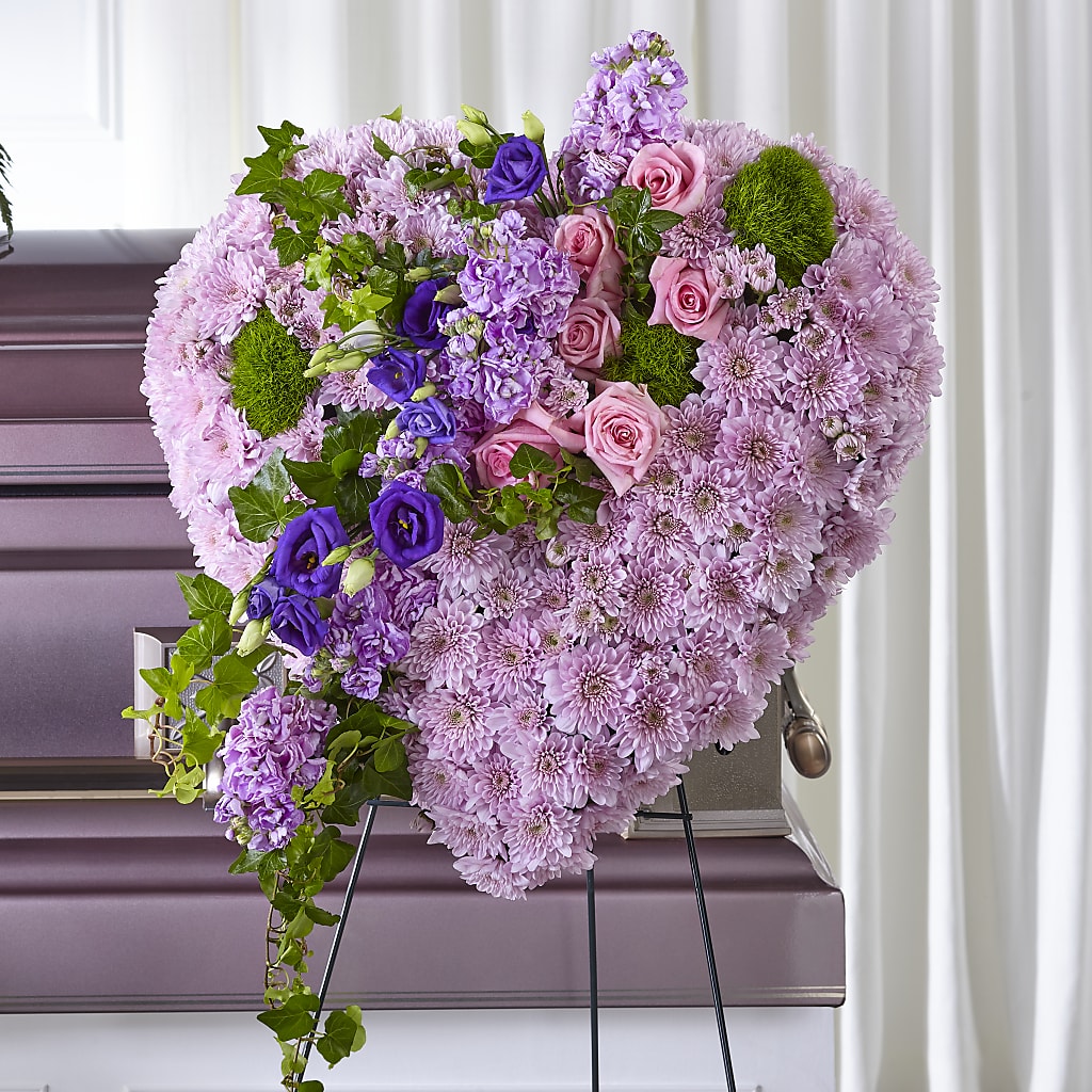 Treasured Love Standing Heart – EASTON'S FLOWERS, Mount Vernon IL