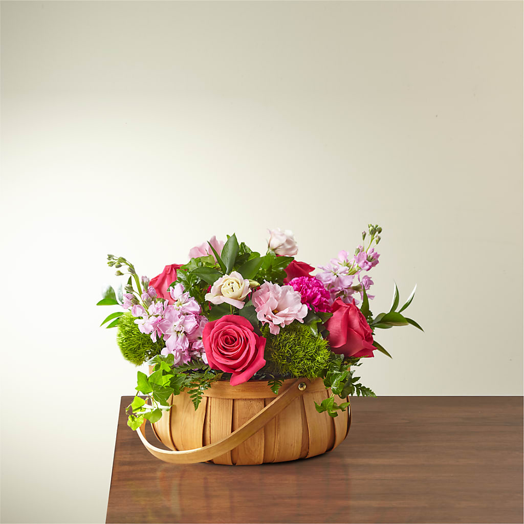 Radiance in Bloom Basket – EASTON'S FLOWERS, Mount Vernon IL