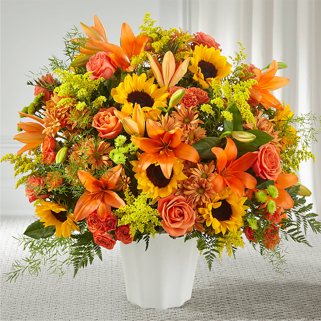 Harvest Thoughts Floor Basket – EASTON'S FLOWERS, Mount Vernon IL