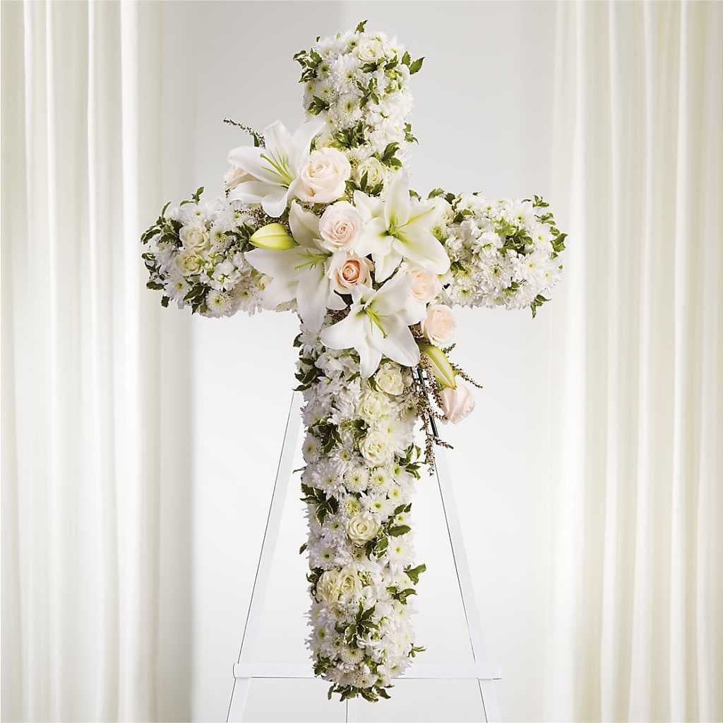 Spiritual Guidance Standing Spray – EASTON'S FLOWERS, Mount Vernon IL