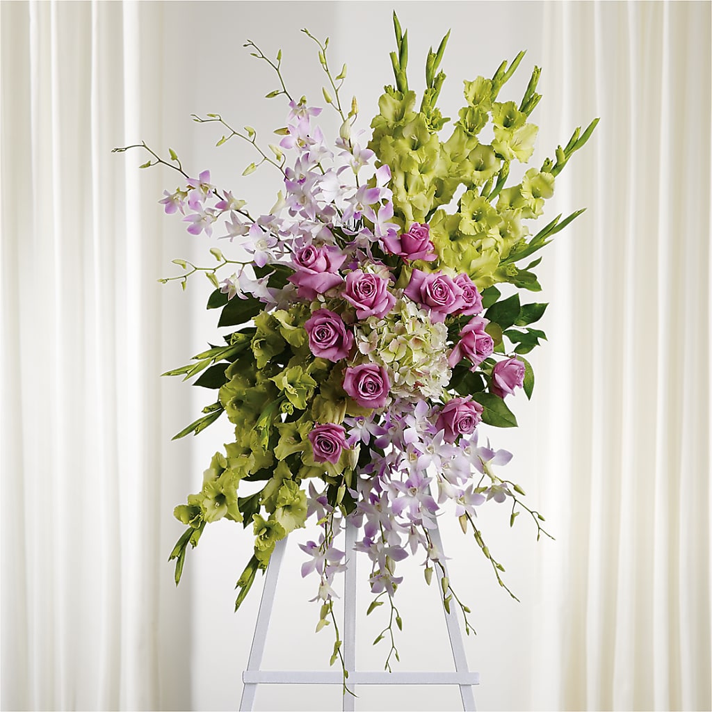 Lasting Legacy Standing Spray – EASTON'S FLOWERS, Mount Vernon IL