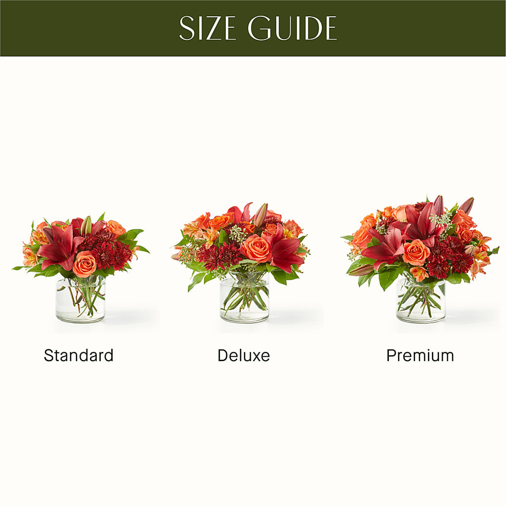 Crimson Leaves Bouquet – EASTON'S FLOWERS, Mount Vernon IL