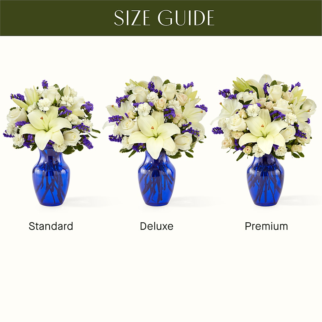 Sapphire Rush Bouquet – EASTON'S FLOWERS, Mount Vernon IL