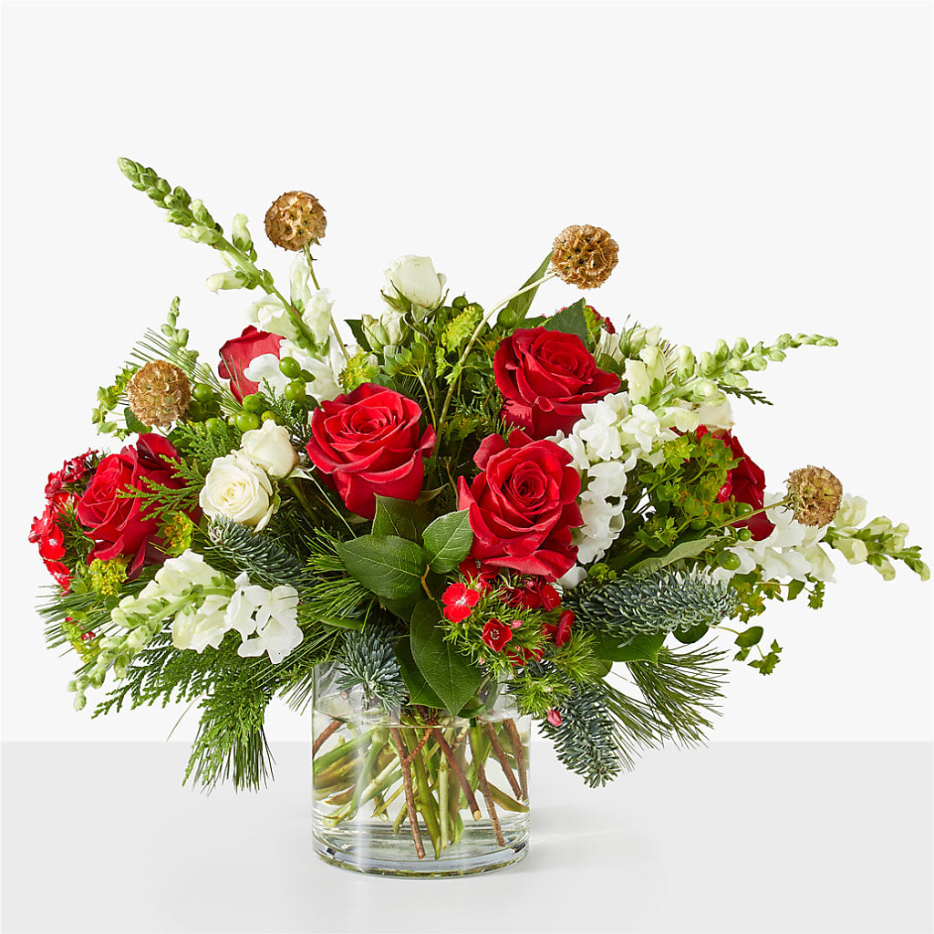 Deck the Halls Bouquet – EASTON'S FLOWERS, Mount Vernon IL