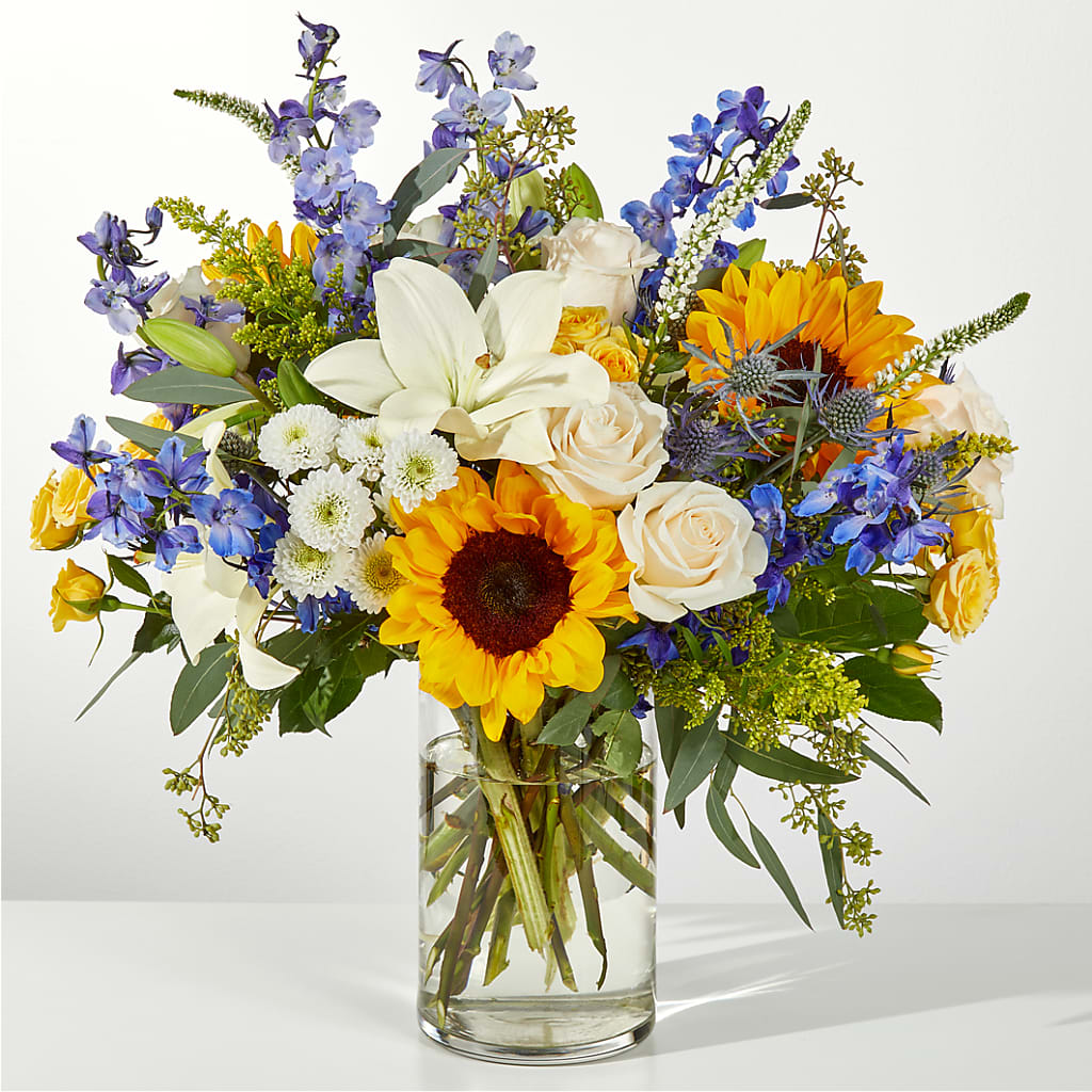 Wonderfully Sunny Bouquet – EASTON'S FLOWERS, Mount Vernon IL