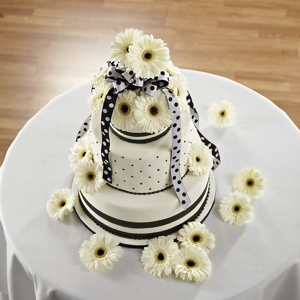 Simple Sophistication Cake Décor – EASTON'S FLOWERS, Mount Vernon IL