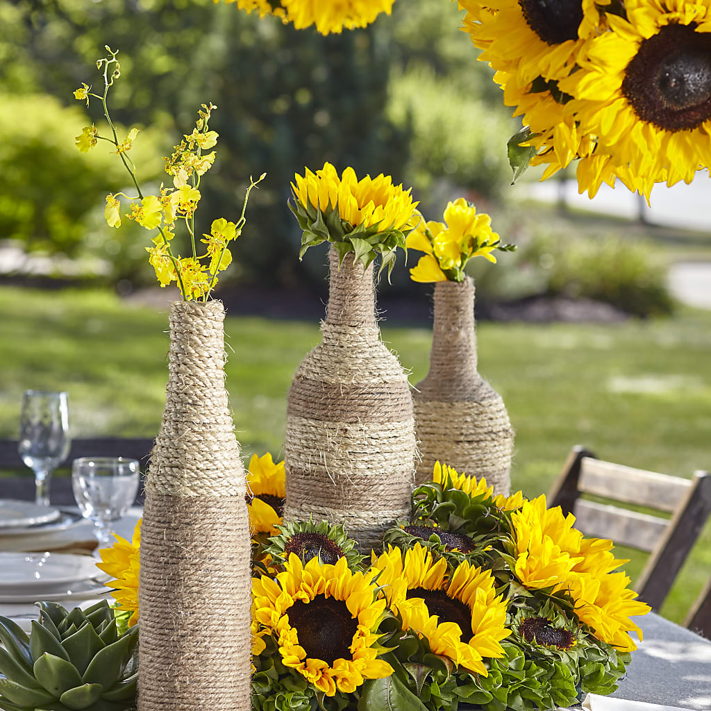 Sublime Garden Centerpiece – EASTON'S FLOWERS, Mount Vernon IL