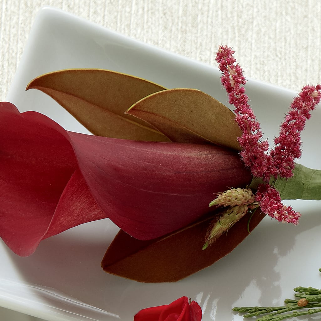 Red Calla Boutonniere – EASTON'S FLOWERS, Mount Vernon IL