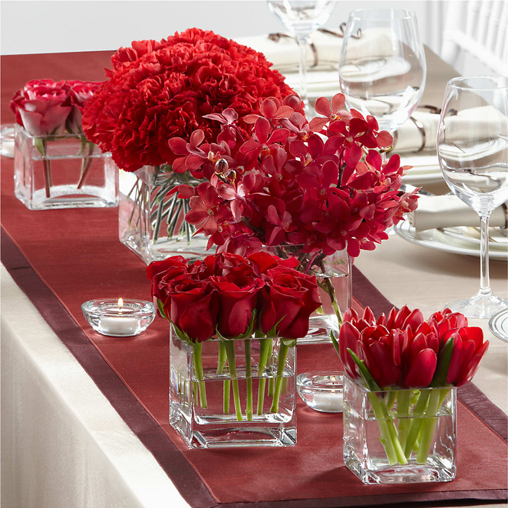 Modern Grace Centerpiece – EASTON'S FLOWERS, Mount Vernon IL