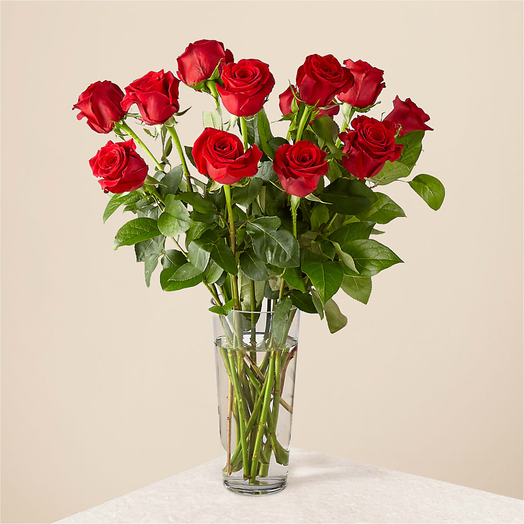 Long Stem Red Rose Bouquet – EASTON'S FLOWERS, Mount Vernon IL