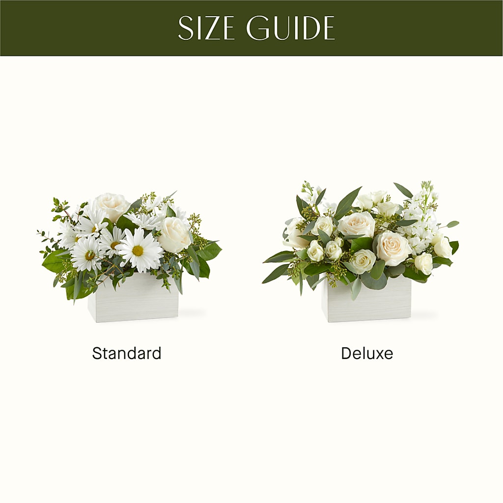 Fresh Linen Box Bouquet – EASTON'S FLOWERS, Mount Vernon IL