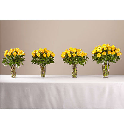 Long Stem Yellow Rose Bouquet – EASTON'S FLOWERS, Mount Vernon IL