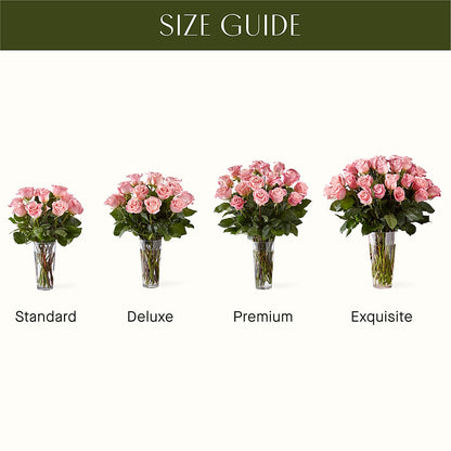 Long Stem Pink Rose Bouquet – EASTON'S FLOWERS, Mount Vernon IL