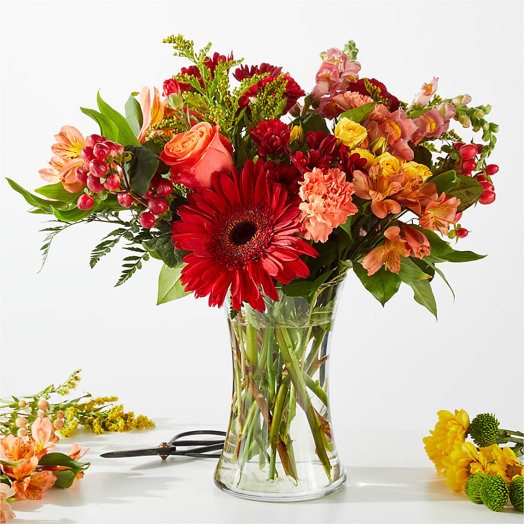 Fall Delight – A Florist Original – EASTON'S FLOWERS, Mount Vernon IL
