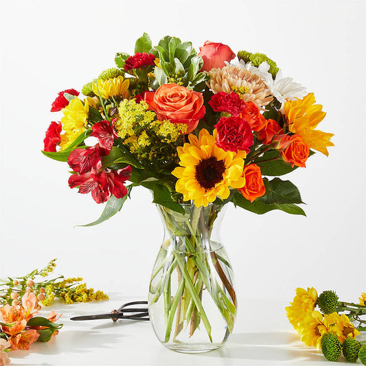 Fall Delight – A Florist Original – EASTON'S FLOWERS, Mount Vernon IL
