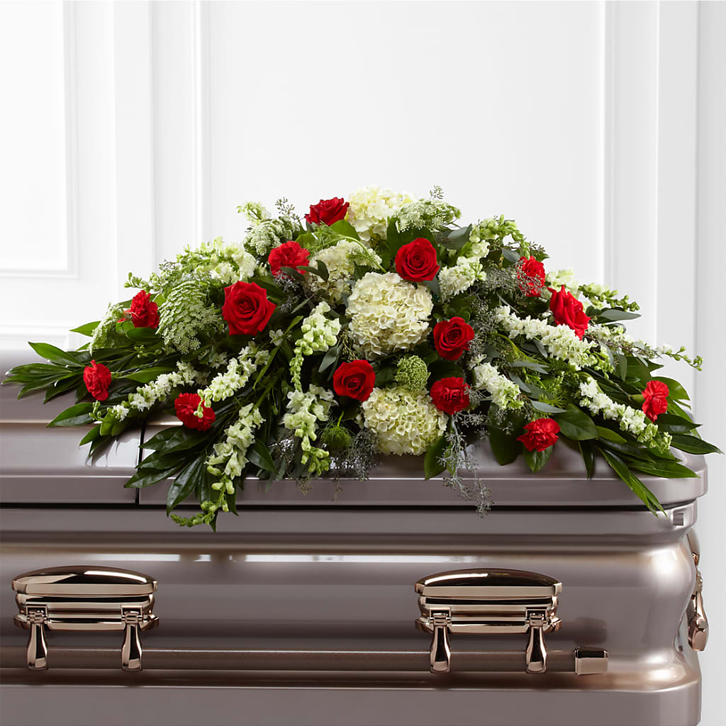 Sincerity Casket Spray – EASTON'S FLOWERS, Mount Vernon IL