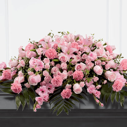Garden of Comfort Casket Spray (Standard) – EASTON'S FLOWERS, Mount Vernon IL