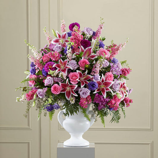 Peaceful Tribute Arrangement – EASTON'S FLOWERS, Mount Vernon IL