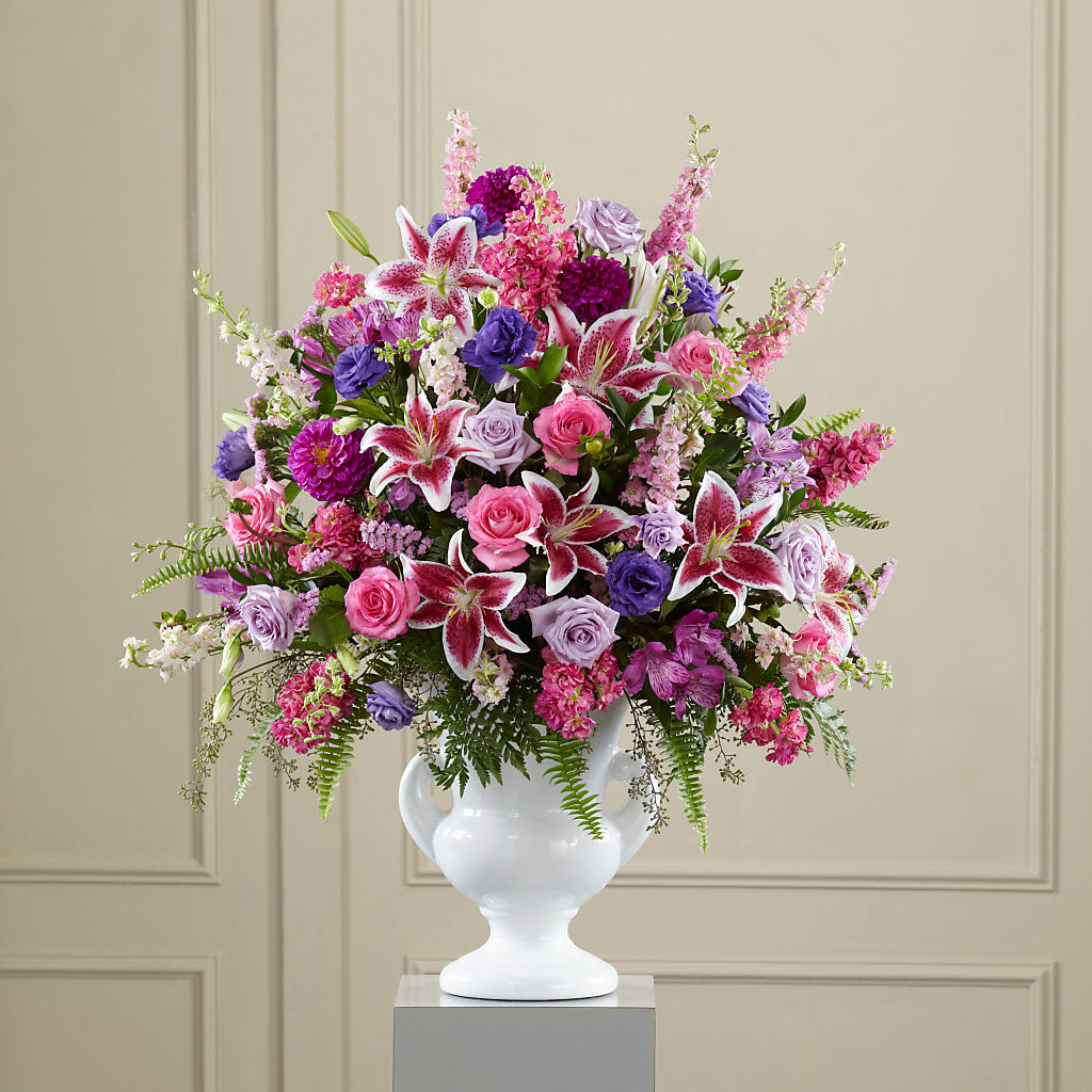 Peaceful Tribute Arrangement – EASTON'S FLOWERS, Mount Vernon IL
