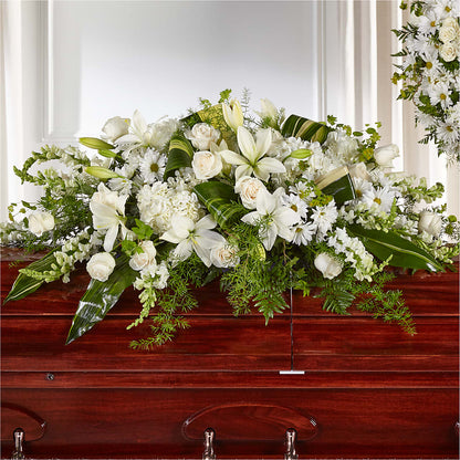 Abundance Casket Spray – EASTON'S FLOWERS, Mount Vernon IL