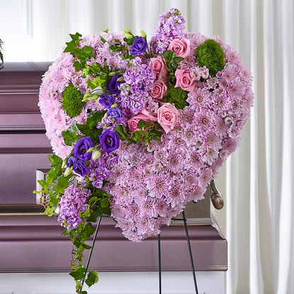 Treasured Love Standing Heart – EASTON'S FLOWERS, Mount Vernon IL