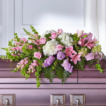 Life's Gratitude Casket Spray – EASTON'S FLOWERS, Mount Vernon IL