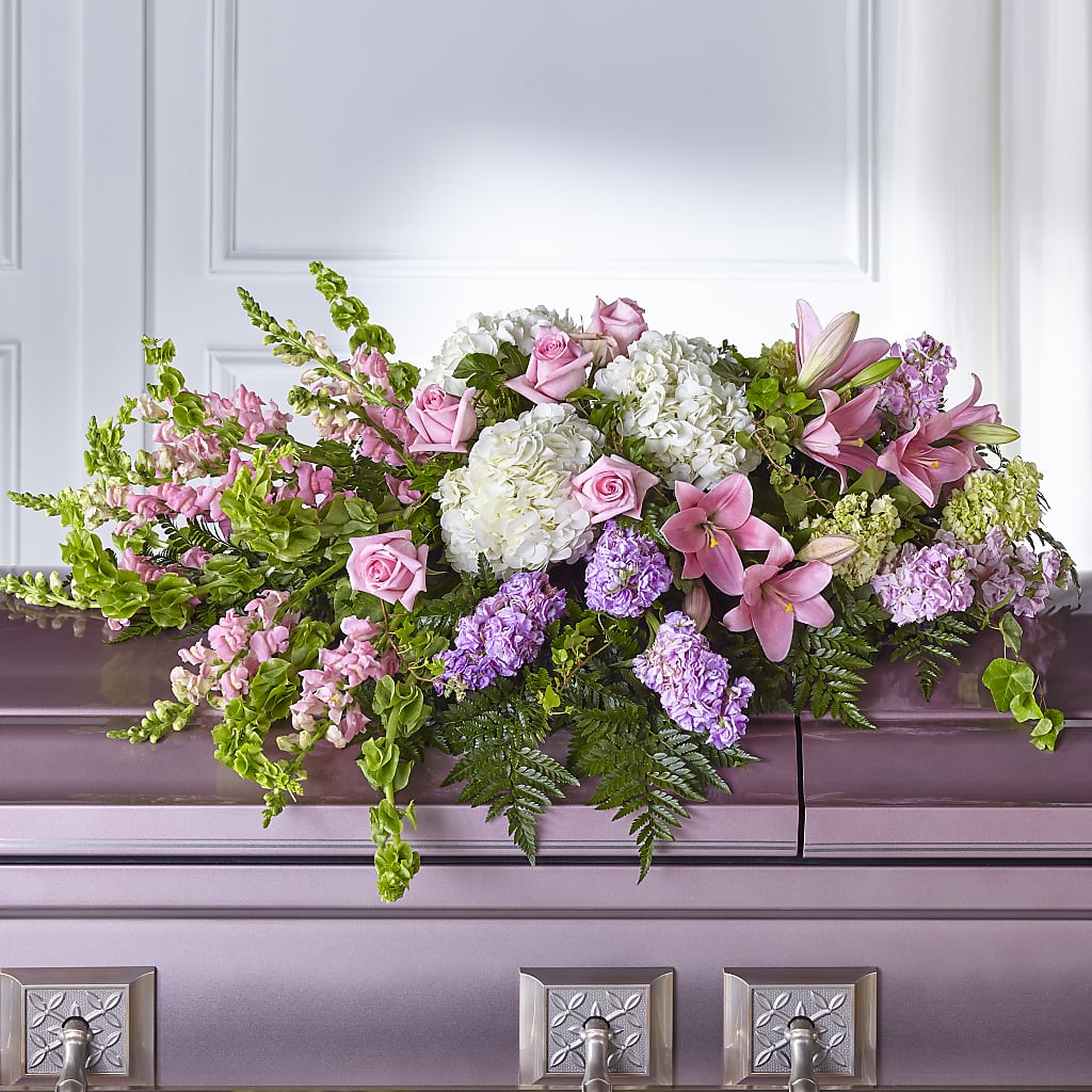 Life's Gratitude Casket Spray – EASTON'S FLOWERS, Mount Vernon IL