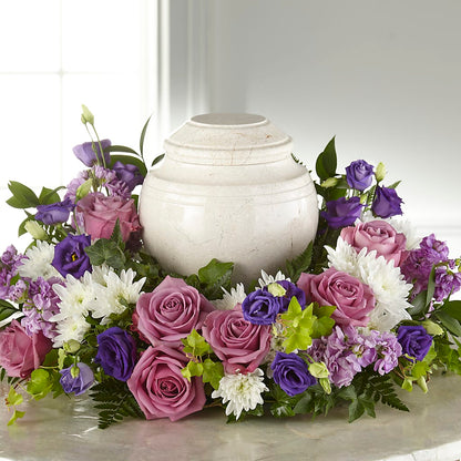 Blooming Sympathy Cremation Adornment – EASTON'S FLOWERS, Mount Vernon IL