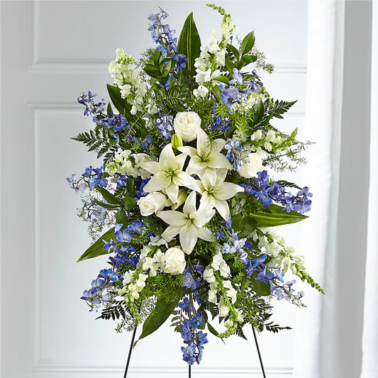 Faithful Friend Standing Spray – EASTON'S FLOWERS, Mount Vernon IL
