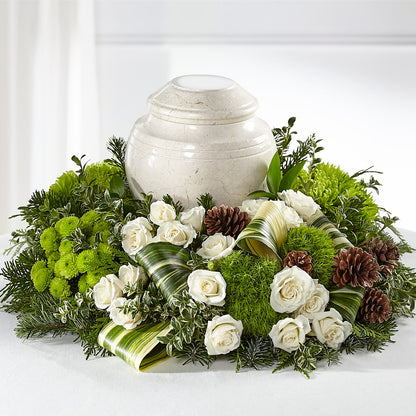 Precious Evergreen Cremation Adornment – EASTON'S FLOWERS, Mount Vernon IL