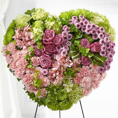 Heartwarming Standing Heart – EASTON'S FLOWERS, Mount Vernon IL