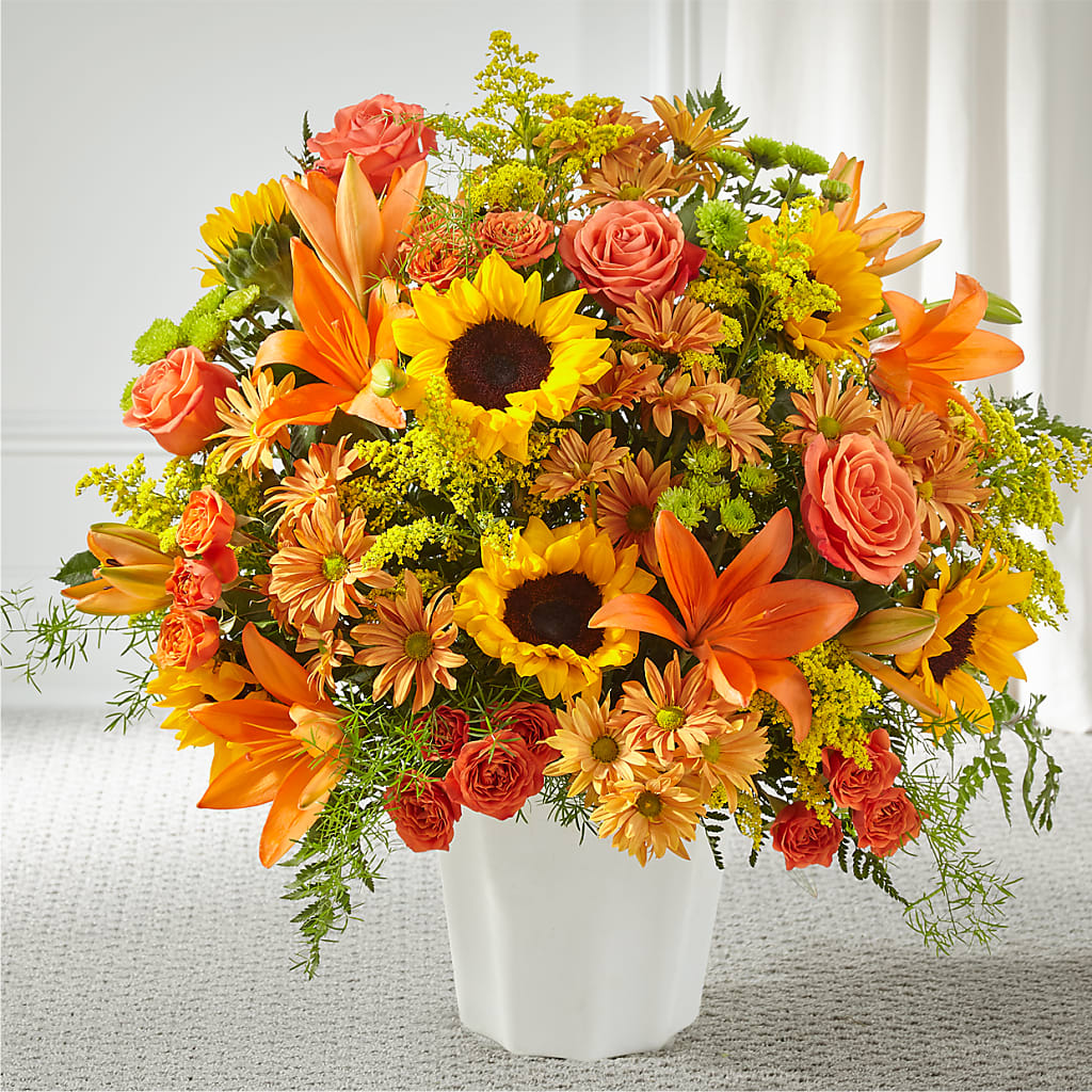 Harvest Thoughts Floor Basket – EASTON'S FLOWERS, Mount Vernon IL