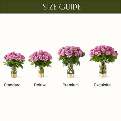 Secret Admirer Lavender Rose Bouquet – EASTON'S FLOWERS, Mount Vernon IL