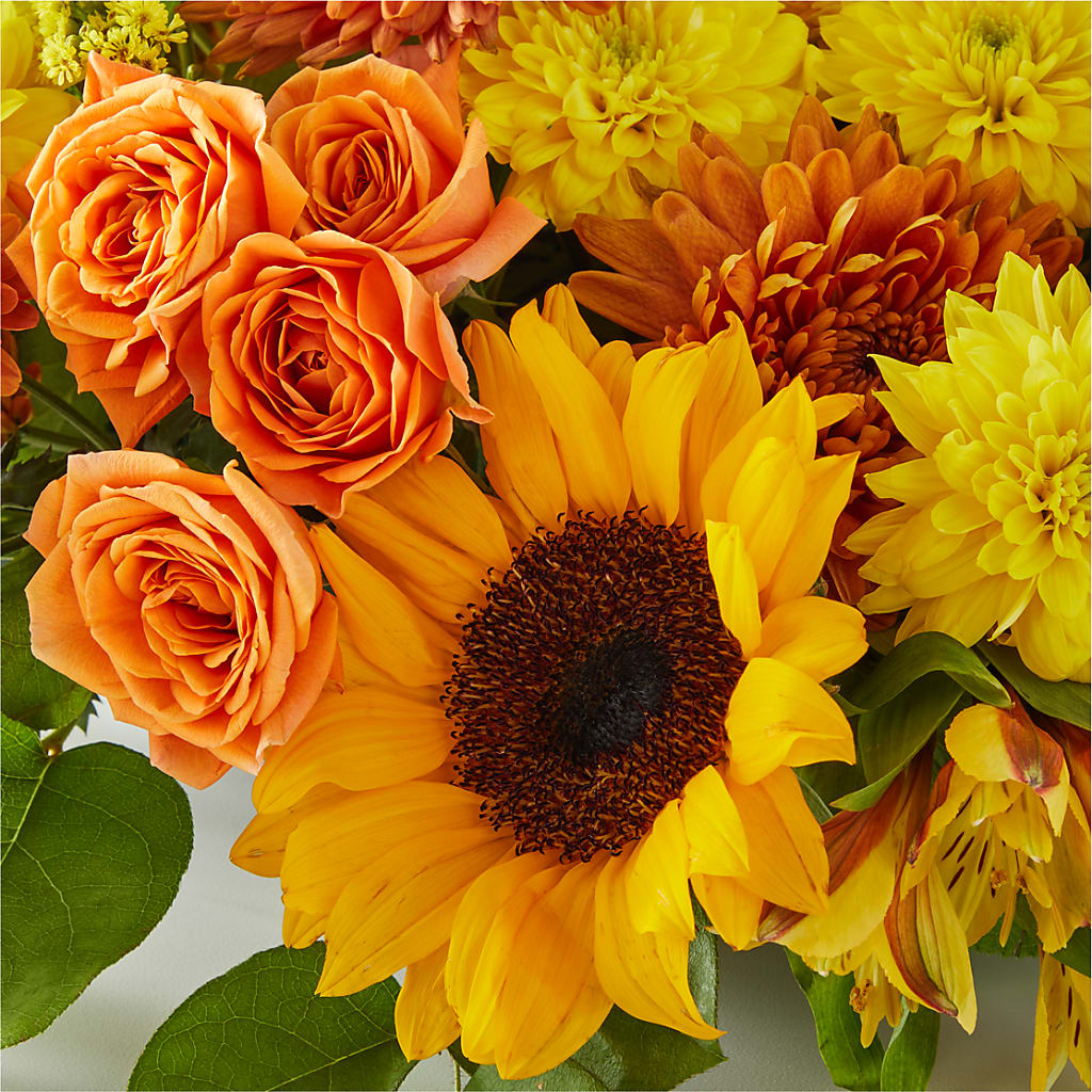Autumn Harmony Centerpiece – EASTON'S FLOWERS, Mount Vernon IL