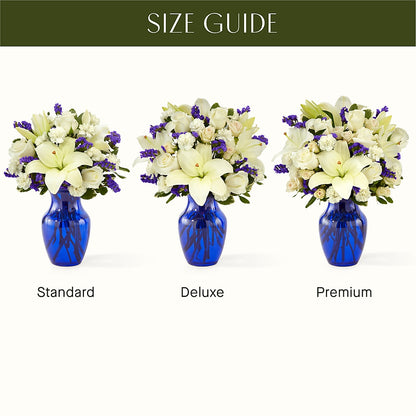 Sapphire Rush Bouquet – EASTON'S FLOWERS, Mount Vernon IL