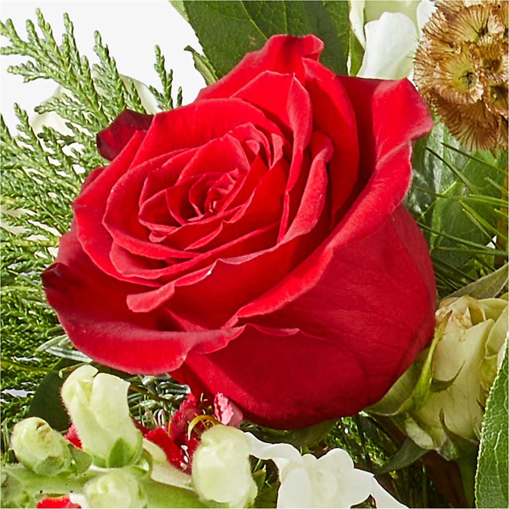 Deck the Halls Bouquet – EASTON'S FLOWERS, Mount Vernon IL