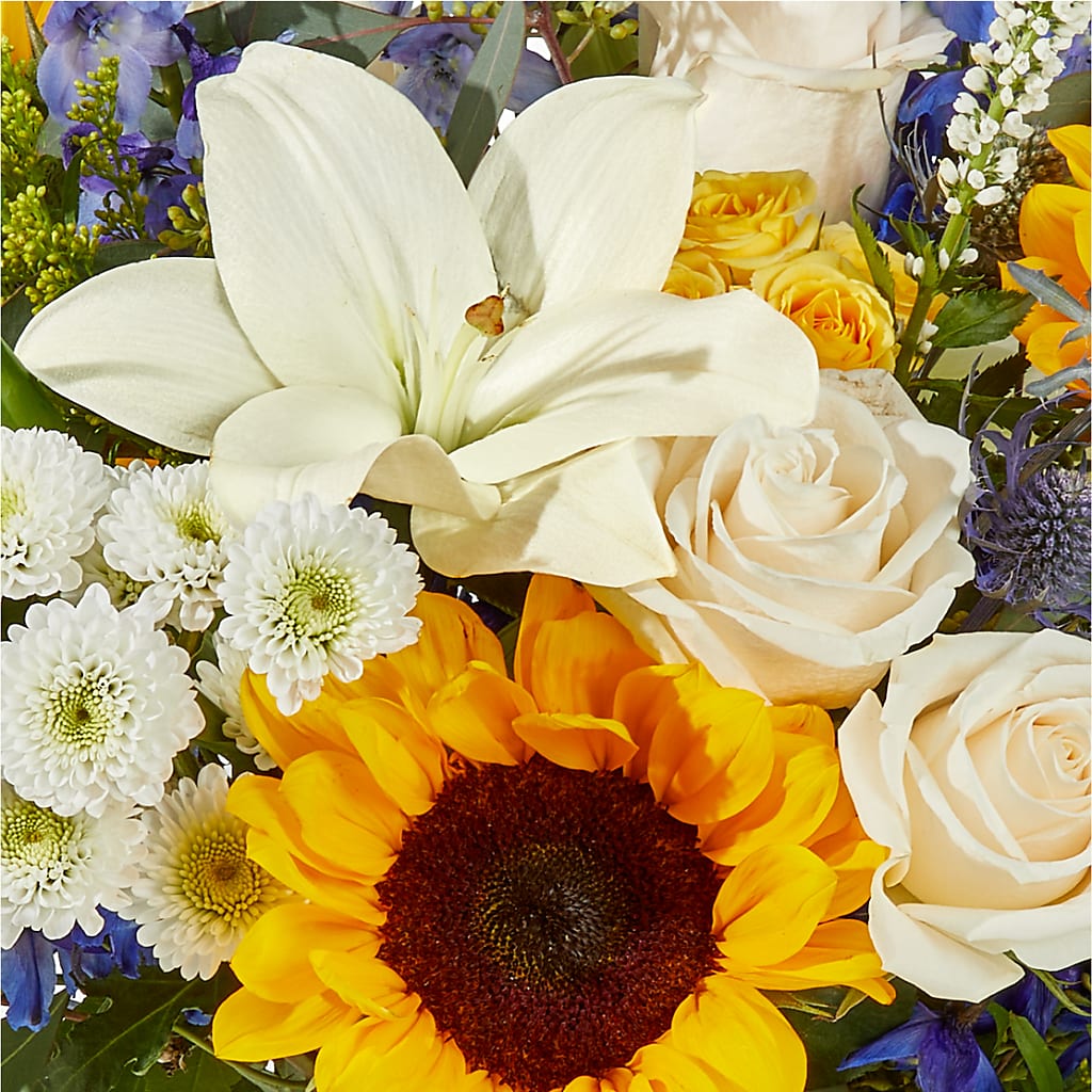 Wonderfully Sunny Bouquet – EASTON'S FLOWERS, Mount Vernon IL