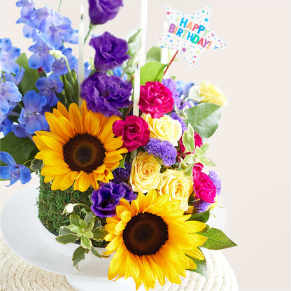 Star of the Day Floral Cake – EASTON'S FLOWERS, Mount Vernon IL