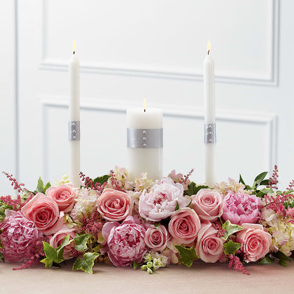 Worldwide Romance Unity Candle Arrangement – EASTON'S FLOWERS, Mount Vernon IL