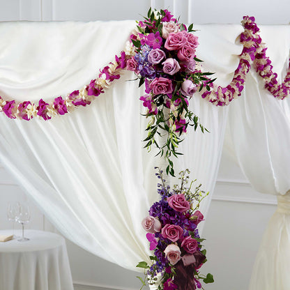 Color & Light Chuppah Decor – EASTON'S FLOWERS, Mount Vernon IL